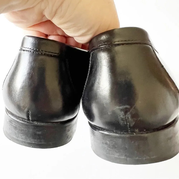 Mezlan Santander Black Leather Loafer Men’s Size 8M Kiltie Work Dress Shoe Spain main image 7
